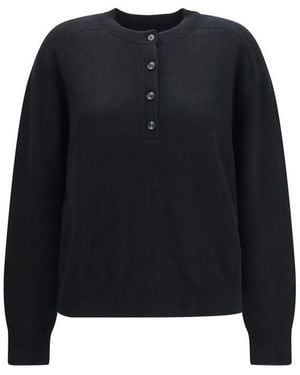 Loulou de Saison Black Cashmere Sweatshirt