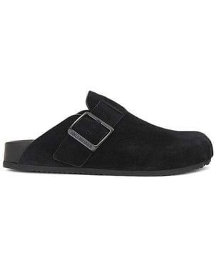 Balenciaga Sunday Leather Sabots - Black