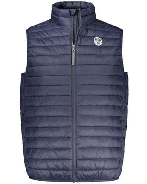 North Sails Blu Poliammide Men's Vest - Blue