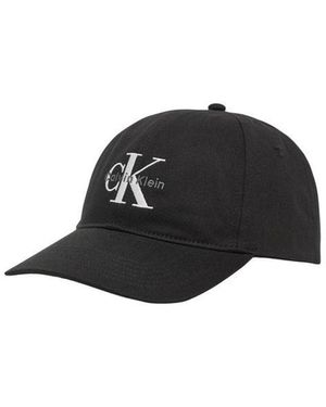 Calvin Klein Black Organic Cotton Cap (baseball Hat)