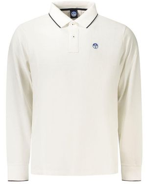 North Sails White Cotton Men's Polo