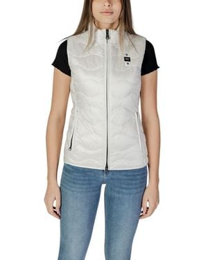 Blauer Polyamide Sleveless Jacket - Blue