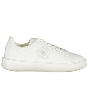 Blauer Leather Trainer - White