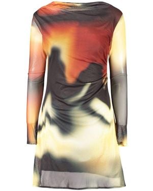 Desigual Black Polyester 's Dress - Multicolour