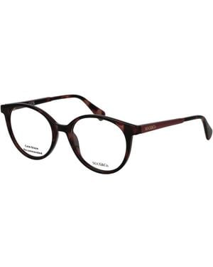 MAX&Co. Burgundy Acetate Glasses (frames) - Black