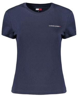 Tommy Hilfiger Blue Cotton T