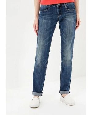 Gas Blue Cotton Straight