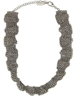 Brunello Cucinelli Bronze Silver Necklace - Metallic