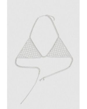 Patrizia Pepe White Copper Bra