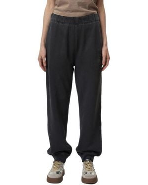 Calvin Klein Grey Cotton Joggers (workout Pants) - Black