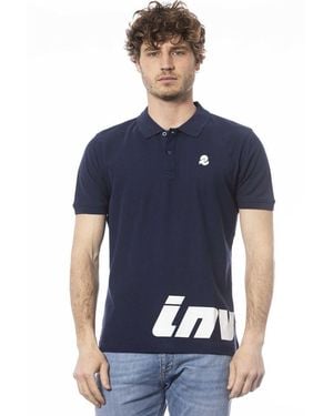 INVICTA WATCH Blue Cotton Men Polo Shirt