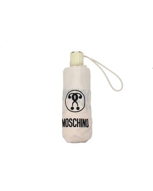 Moschino Beige Polyester Umbrellas - Metallic