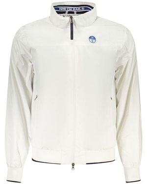 North Sails White Polyester Men's Jacket