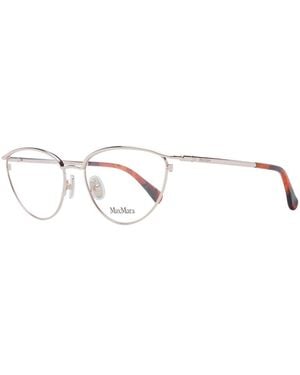 Max Mara Rose Gold Metal Glasses (frames) - Metallic