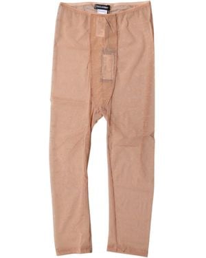 Dolce & Gabbana Lace Leggings Underwear - Natural