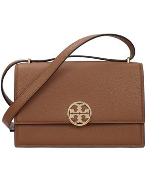 Tory Burch Brown Leather Crossbody Bags