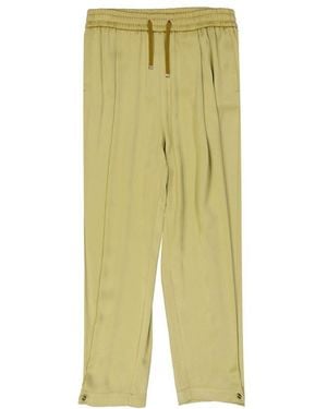 Herno Satin Wide Pants - Green
