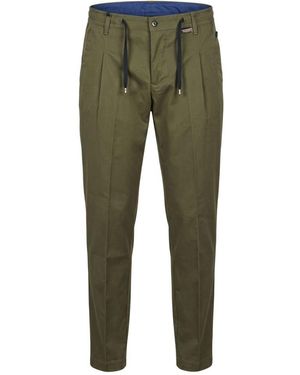 Baldinini Green Cotton Men Trousers