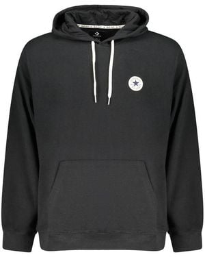 Converse Black Cotton Men's Sweatshirt