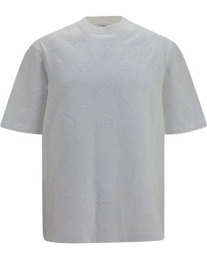 CASABLANCA White Cotton Sportswear - Grey