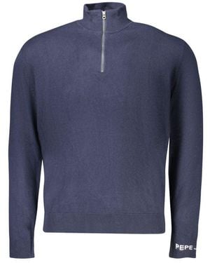 Pepe Jeans Blue Cotton Men Jumper