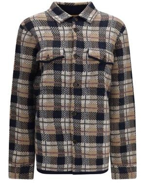 Guest In Residence Brown Cashmere Pattern Shirt - Black
