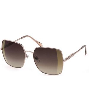 Just Cavalli Pink Metal Sunglasses - Brown