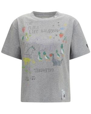 Maison Mihara Yasuhiro Gray Cotton T