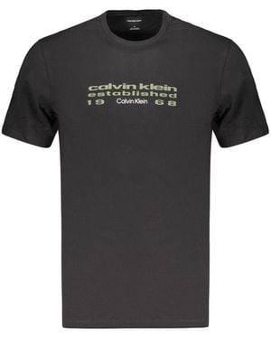Calvin Klein Cotton T-Shirt - Black