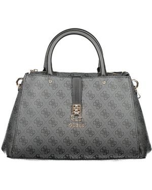 Guess Brown Polyethylene Handbag - Grey