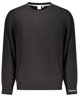 Pepe Jeans Black Cotton Men's Sweater