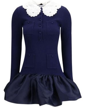 Self-Portrait Dresses - Blue