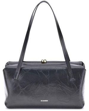 Jil Sander Small Goji Pillow Shoulder Bag - Grey