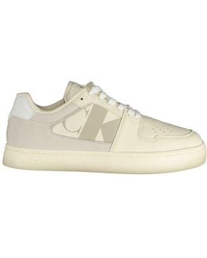 Calvin Klein Polyester Trainer - Natural