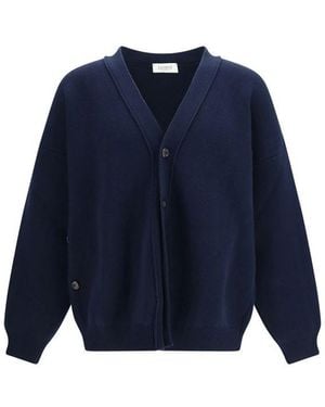 Laneus Blue Wool Oves Aries Cardigan