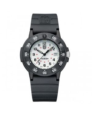 Luminox Black Rubber Watch - Gray