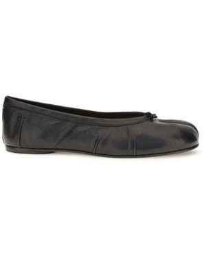 Maison Margiela Black Lamb Ovis Aries Aries Ballet Flats