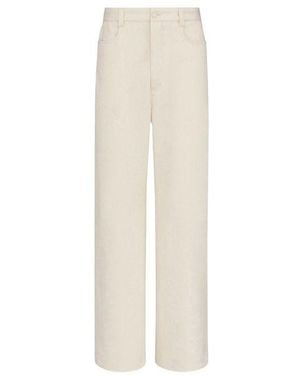 Dior Straight Trousers - White