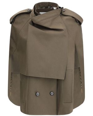 Burberry Cotton Cape - Green