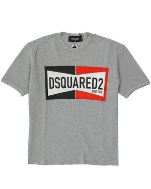 DSquared² ² Two Tone Logo T-Shirt - Grey