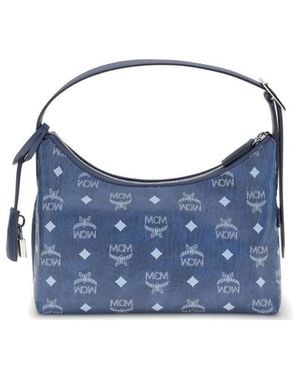 MCM Aren Hobo Shoulder Bag - Blue