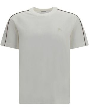 Burberry White Cotton T - Grey