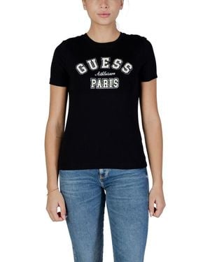 Guess Black Cotton T