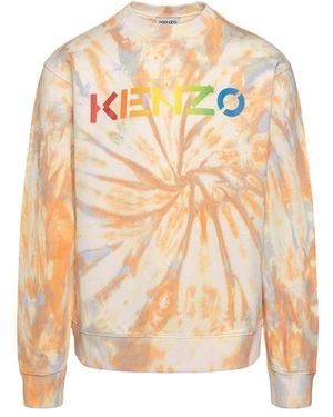 KENZO Cotton Logo Sweatshirt - Multicolour