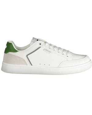 Gas White Polyester Men Sneaker