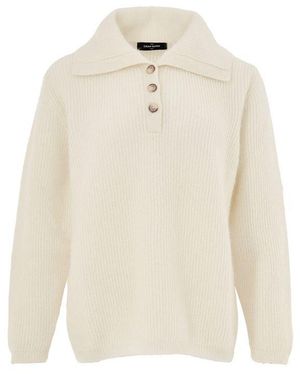 Gran Sasso Wool Polo Shirt - White