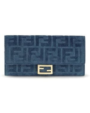 Fendi Cotton Wallet - Blue