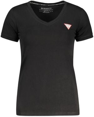 Guess Black Cotton Tops & T