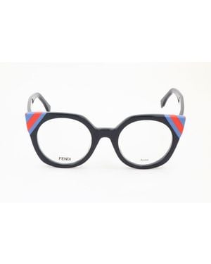 Fendi Blue Acetate Glasses (frames) - Brown