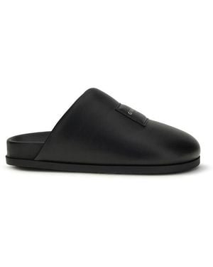 Givenchy Calf Leather Bos Taurus Mules - Black